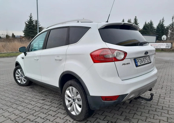 Ford Kuga cena 34700 przebieg: 197640, rok produkcji 2010 z Lubraniec małe 137